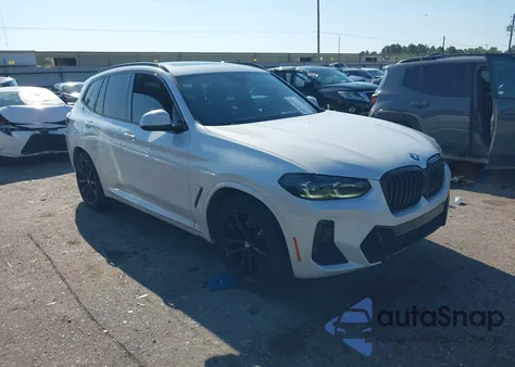 2023 BMW X3 Sdrive30I из США, поврежденный, VIN 5UX43DP08P9P16445